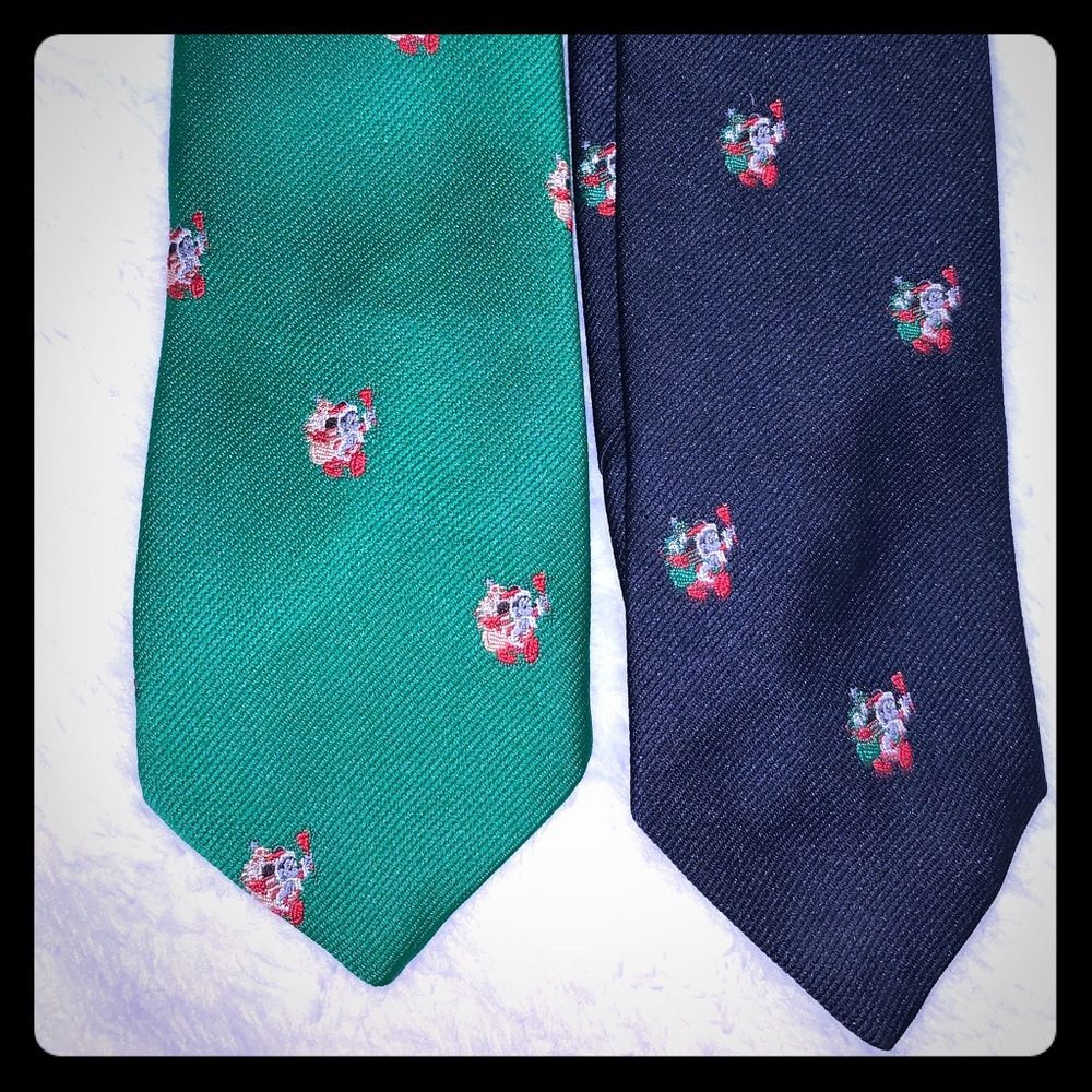 Mickey Mouse Christmas ties